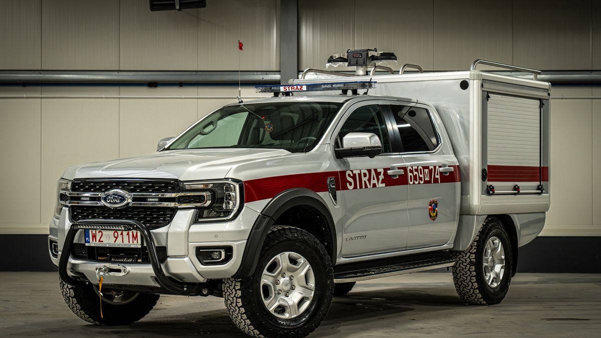 Ford Ranger w wydaniu strażackim trafił do OSP w Orońsku