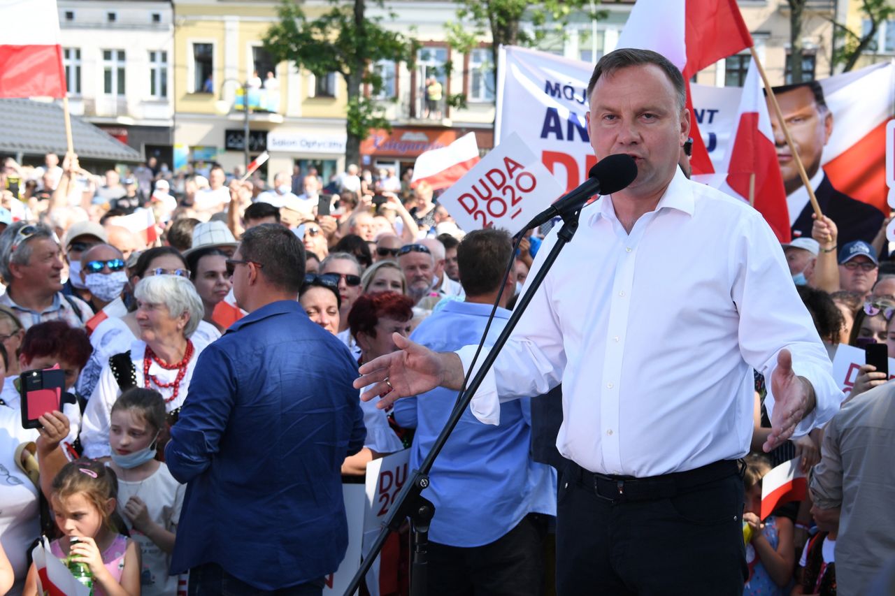 Wybory 2020. Prezydent Andrzej Duda: Rafał Trzaskowski dąży do obalenia rządu Zjednoczonej Prawicy