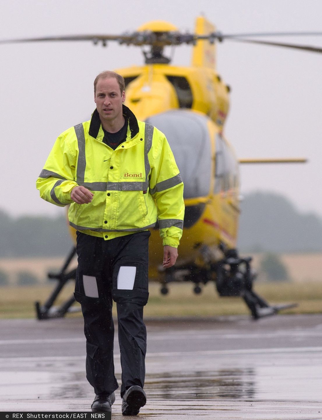 Książę William za czasów służby w East Anglian Air Ambulance