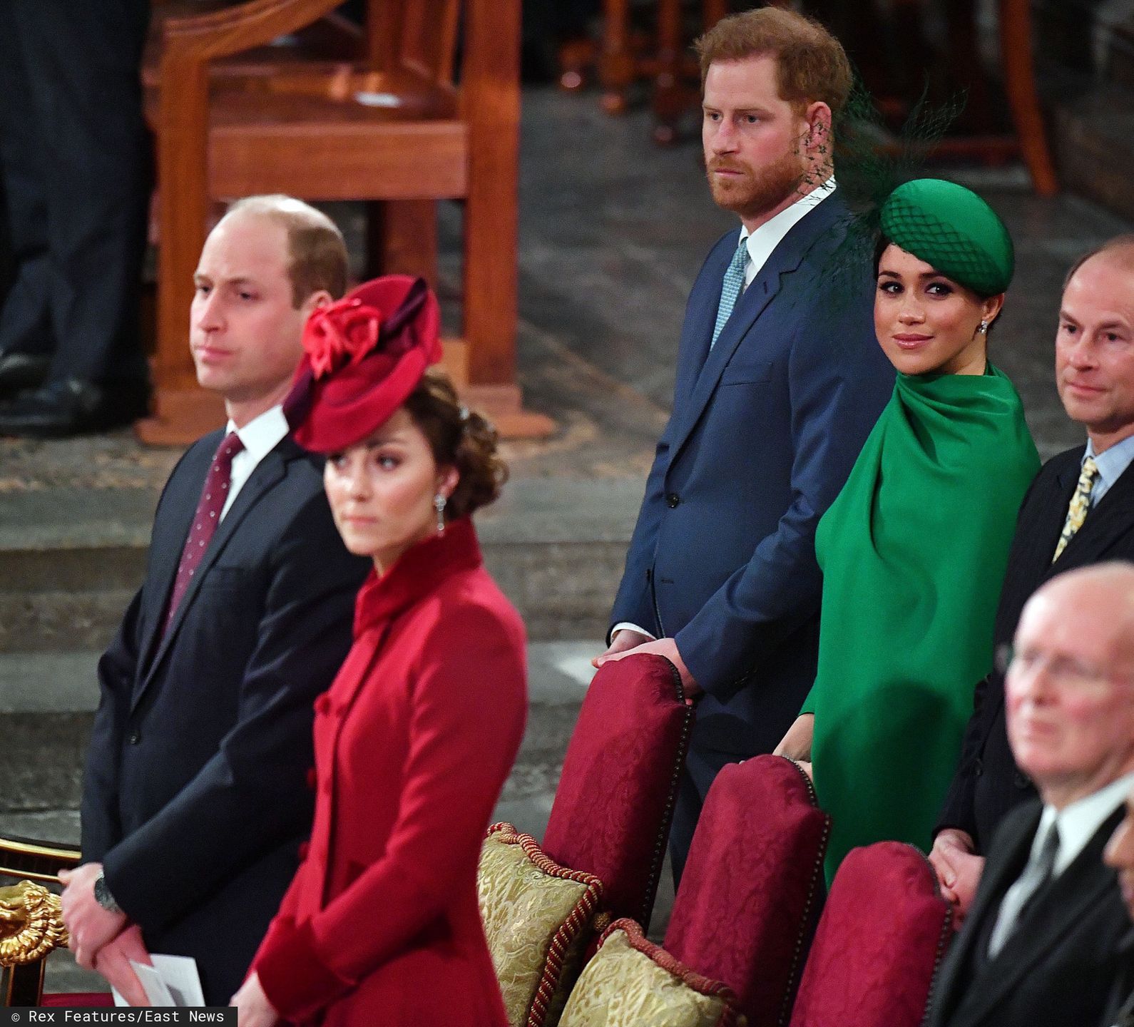 Rodzina królewska podczas obchodów Commonwealth Day