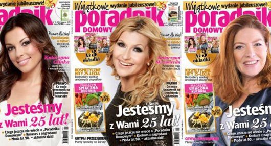 „Poradnik Domowy” na 25. urodziny z trzema okładkami
