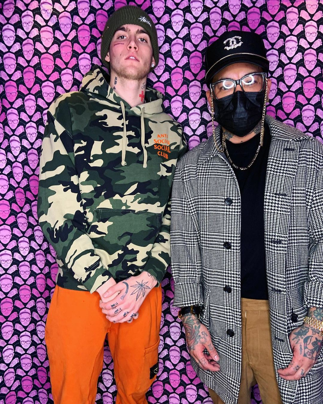 Presley Gerber z tatuażem na twarzy