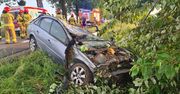 Tragiczny wypadek pod Ryńskiem cztery nastolatki w szpitalu