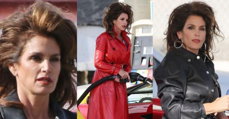 Natapirowana Cindy Crawford tankuje Lamborghini