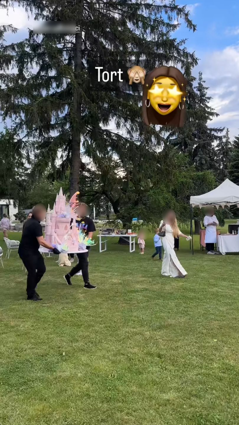 odsłania kulisy urodzin córki
