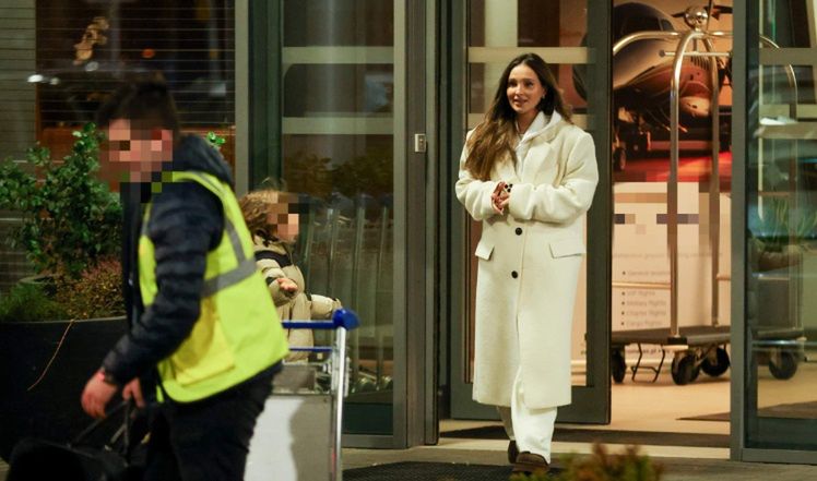 Marina Łuczenko i Wojciech Szczęsny "przyłapani" na lotnisku 