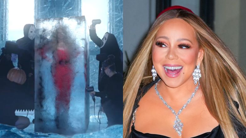 ODCHUDZONA Mariah Carey niczym Maryla Rodowicz na sylwestra ODMRAŻA się na święta. "To już czas" (WIDEO)