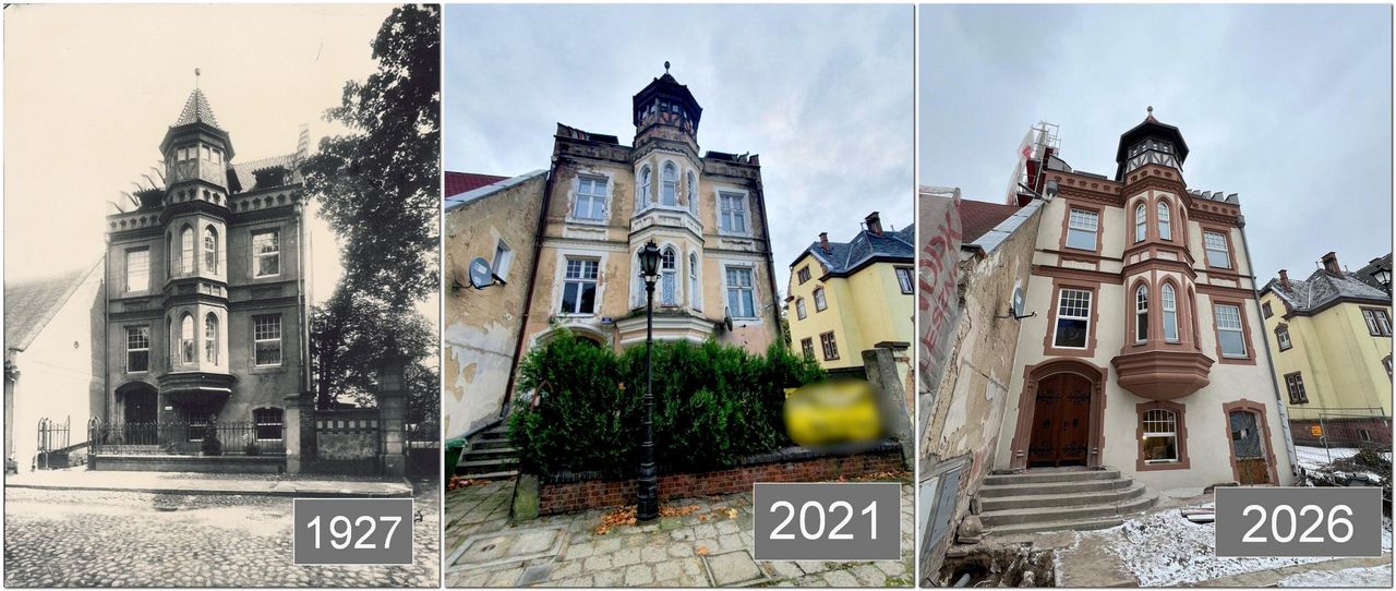 Eklektyczna perełka Leszna odzyskuje dawny blask: neogotycka kamienica przy Królowej Jadwigi 23 po renowacji