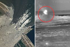 Wysadzona zapora w Ukrainie. Zdjęcia satelitarne pokazują skalę zniszczeń