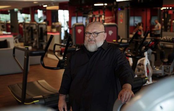 Widz w klubie fitness