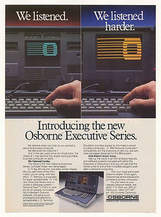 Osborne - pierwszy przenośny komputer