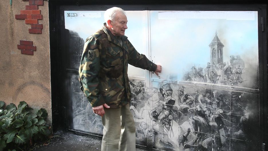 Nowy Mural na ulicy Somosierry