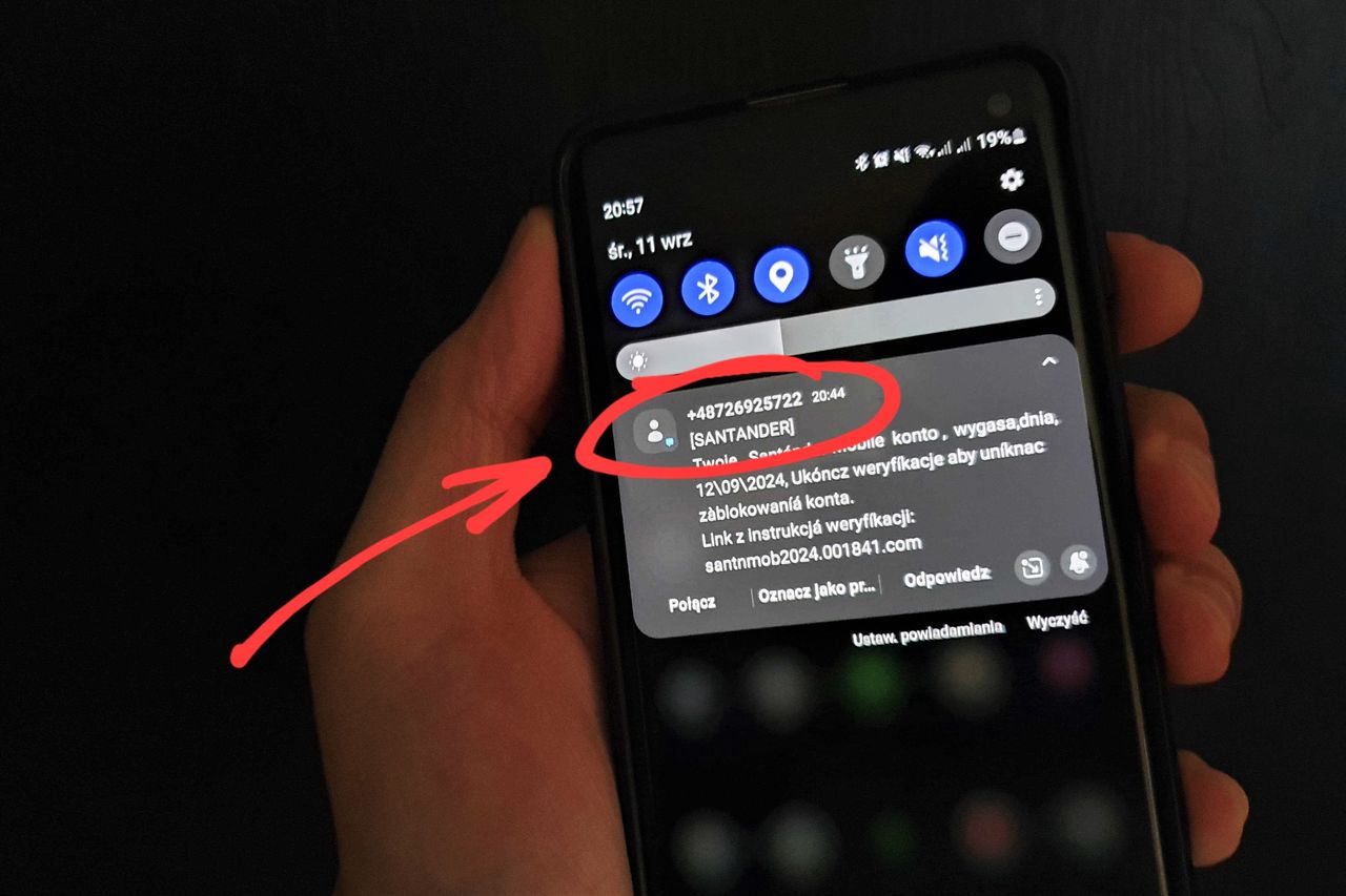 Masz konto w Santanderze? Uważaj na wiadomość SMS