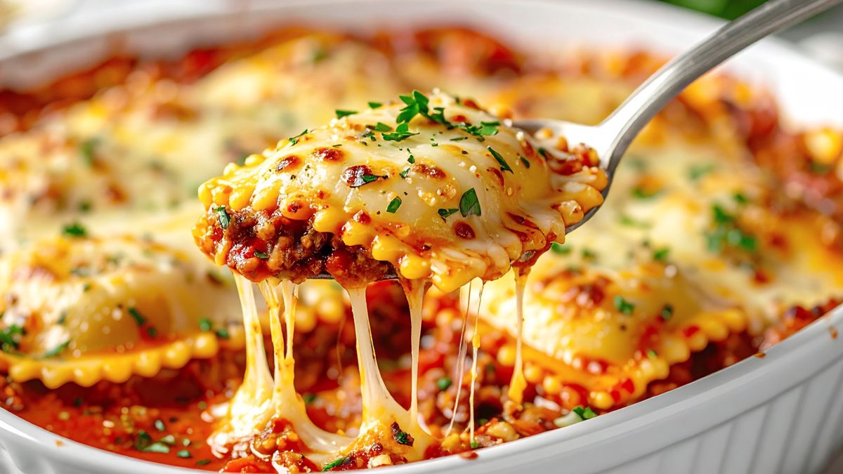 Pyszne ravioli z aromatycznym sosem