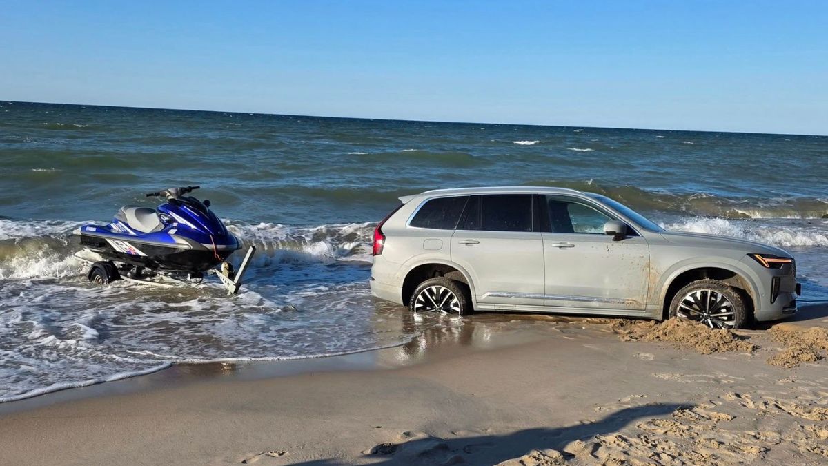Zdjęcie z plaży w Gąskach