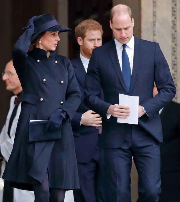 Grenfell Tower National Memorial Service
LONDON, UNITED KINGDOM - DECEMBER 14: (EMBARGOED FOR PUBLICATION IN UK NEWSPAPERS UNTIL 24 HOURS AFTER CREATE DATE AND TIME) Catherine, Duchess of Cambridge, Prince Harry and Prince William, Duke of Cambridge attend the Grenfell Tower national memorial service at St Paul's Cathedral on December 14, 2017 in London, England. The multi-faith memorial service attended by The Prime Minister and members of The Royal Family marks the six month anniversary of the Grenfell Tower fire in which 71 people died. (Photo by Max Mumby/Indigo/Getty Images)
Max Mumby/Indigo
British Royalty, Royal Family, Royals, People, Grenfell, Grenfell Tower, Memorial, Sombre, Catherine Duchess of Cambridge, Catherine Middleton, Duchess of Cambridge, Kate Middleton, Pregnant, Pregnancy, Maternity, Maternity Wear, Maternity Clothing, Bump, Baby Bump, Blue, Navy Blue, Carolina Herrera, CH Carolina Herrera, Carolina Herrera Coat, Hat, Blue Hat, Gloves, Bag, Handbag, Clutch, Vertical, Three Quarter Length, Holding Hat, Wind, Windy