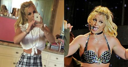 Britney Spears przyłapana na bezczelnym retuszowaniu zdjęć. Fani: "Taka szczupła, że aż powyginała szuflady"