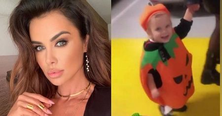 Natalia Siwiec gotowa na Halloween. Przebrała córkę ZA DYNIĘ