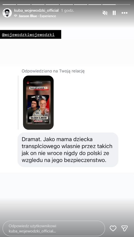 Kuba Wojewódzki opublikował wiadomość poruszonej matki