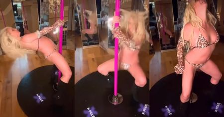 Britney Spears przeraża DEMONICZNYM tańcem. "Dostałam tę rurę dwa dni temu" (FOTO)