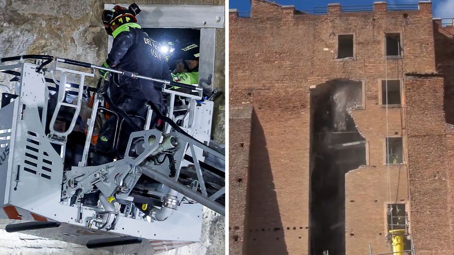 Akcja ratunkowa w centrum Rzymu