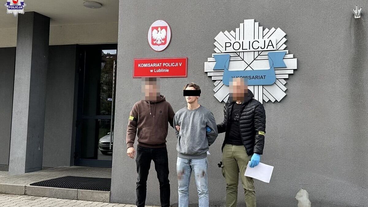 Zatrzymany 24-letni nożwonik ze Zbożowej