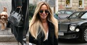 Wyposażona w torebkę za 200 TYSIĘCY ZŁOTYCH Joanna Przetakiewicz wozi się po mieście bentleyem za 2 MILIONY (ZDJĘCIA)