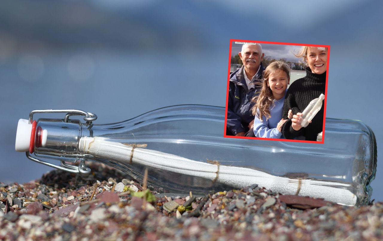 Nine-year-old's message in a bottle resurfaces 26 years later