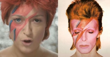 Damięcka PRZEBIERA SIĘ ZA DAVIDA BOWIE!