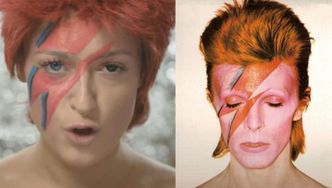 Damięcka PRZEBIERA SIĘ ZA DAVIDA BOWIE!