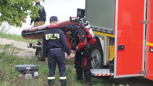 Tragiczny poranek nad lubuskim jeziorem Niesłysz. Nie żyje 39-latek