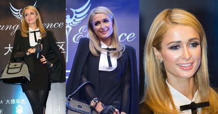 Elegancka Paris Hilton promuje swoją firmę (ZDJĘCIA)