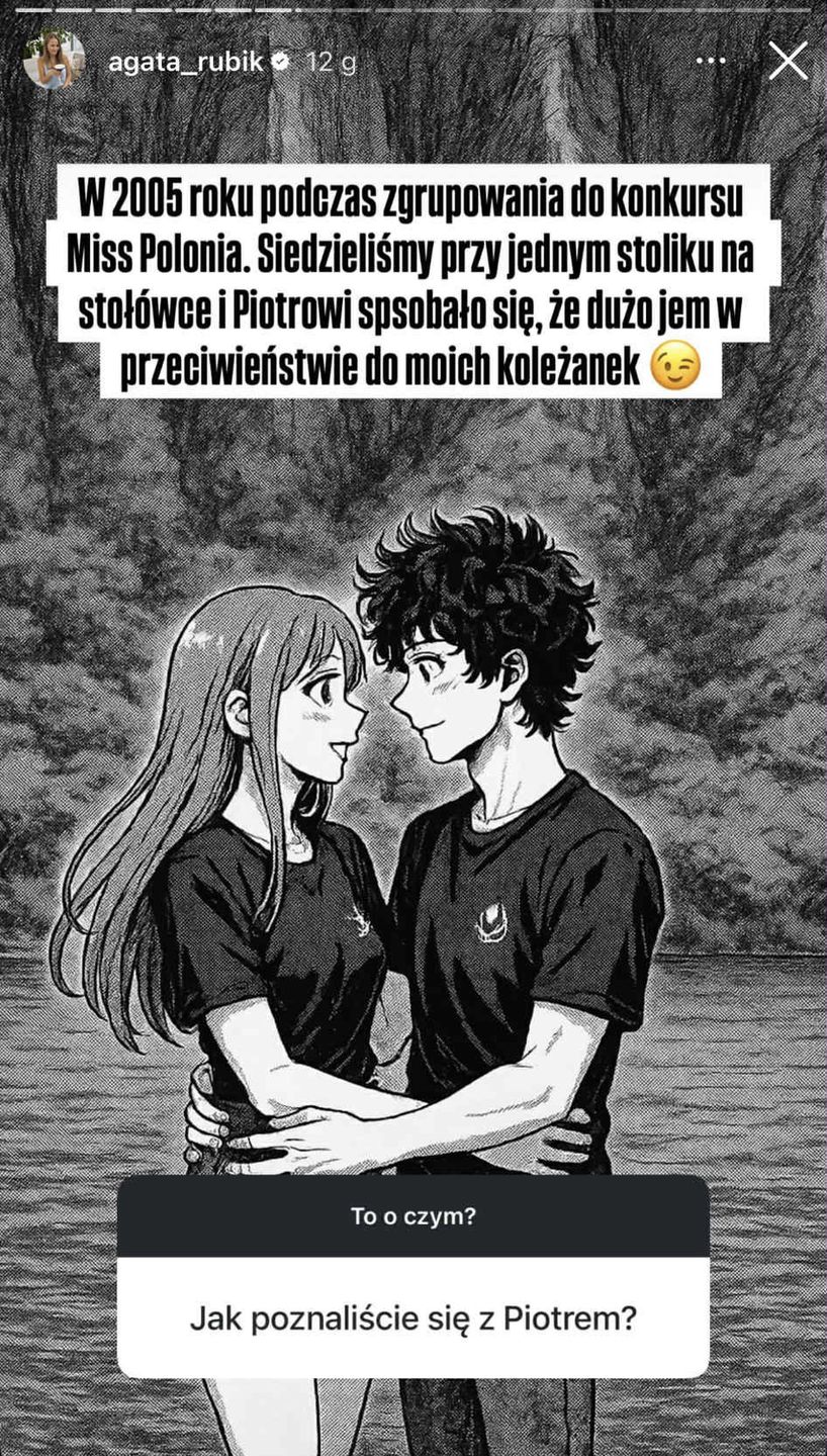 Agata Rubik o związku z Piotrem Rubikiem