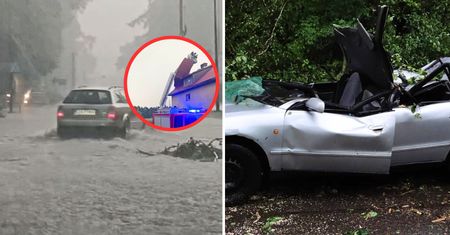 Zalane ulice i powalone drzewa. Skutki nawałnic na Lubelszczyźnie