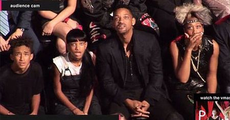 Will Smith z rodziną ZASZOKOWANI występem Lady Gagi!