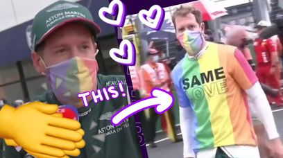 Sebastian Vettel wspiera LGBTQ+. Parafrazuje chrześcijańskie przykazanie miłości