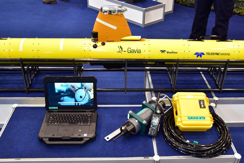 AUV Gavia z systemem sterowania