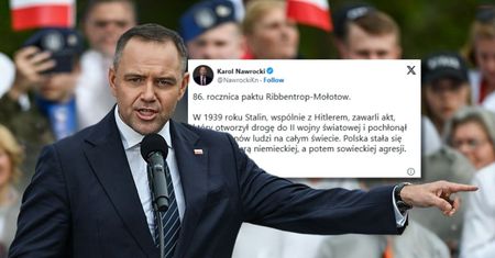 Nawrocki wrzucił wpis. Pisze o Niemcach i Rosji