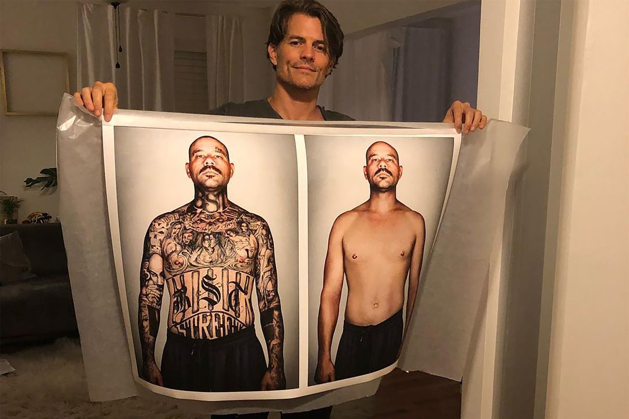 Fotograf usunął tatuaże z portretów członków gangów. Byli w szoku!