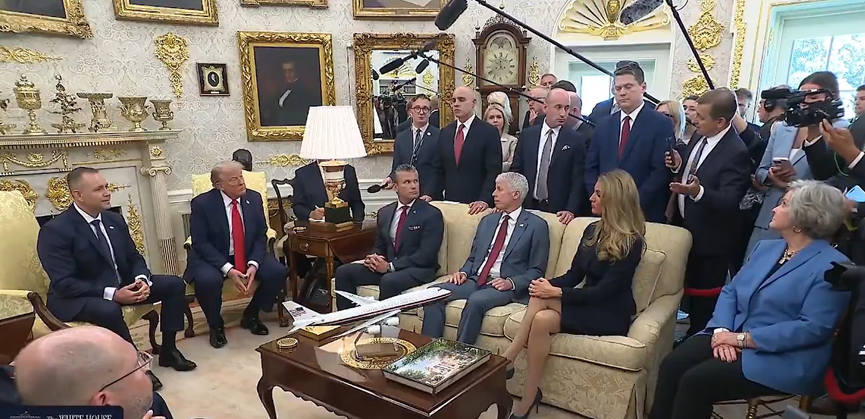 Marek Wałkuski zadał pytanie Donaldowi Trumpowi