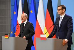 Kanclerz Olaf Scholz w Warszawie. Premier Morawiecki o Ukrainie i Nord Stream 2