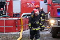 Katowice. W szpitalu wybuchł pożar. Na miejscu 12 jednostek straży