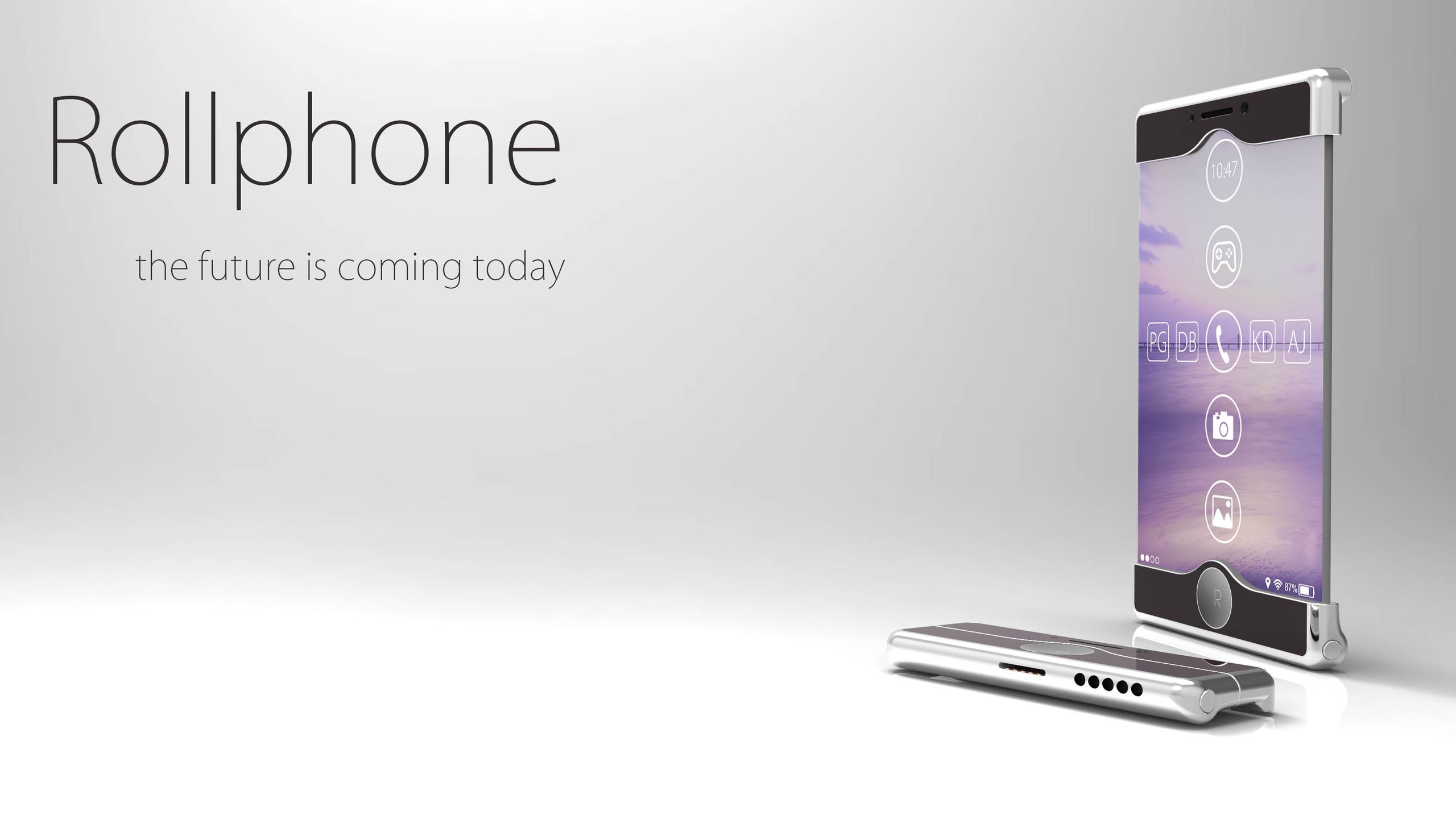 Nasz czytelnik zrobił niesamowitą wizualizację rozwijanego smartfona. Oto Rollphone 3