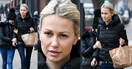Magdalena Ogórek z córką i torbami wraca z zakupów. Tym razem wpuścili ją do sklepu? (ZDJĘCIA)