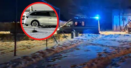 Lód się nie załamał. Ale i tak skończył źle. Pokazali nagranie