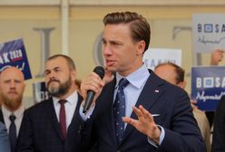 Wybory 2020. Incydent w Toruniu. Zniszczony bus Krzysztofa Bosaka