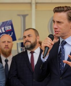 Wybory 2020. Incydent w Toruniu. Zniszczony bus Krzysztofa Bosaka