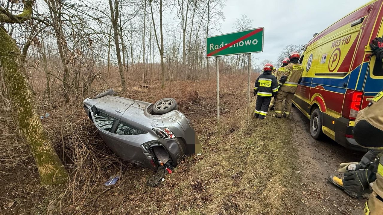 28-latek nie dostosował prędkości do warunków panujących na drodze!