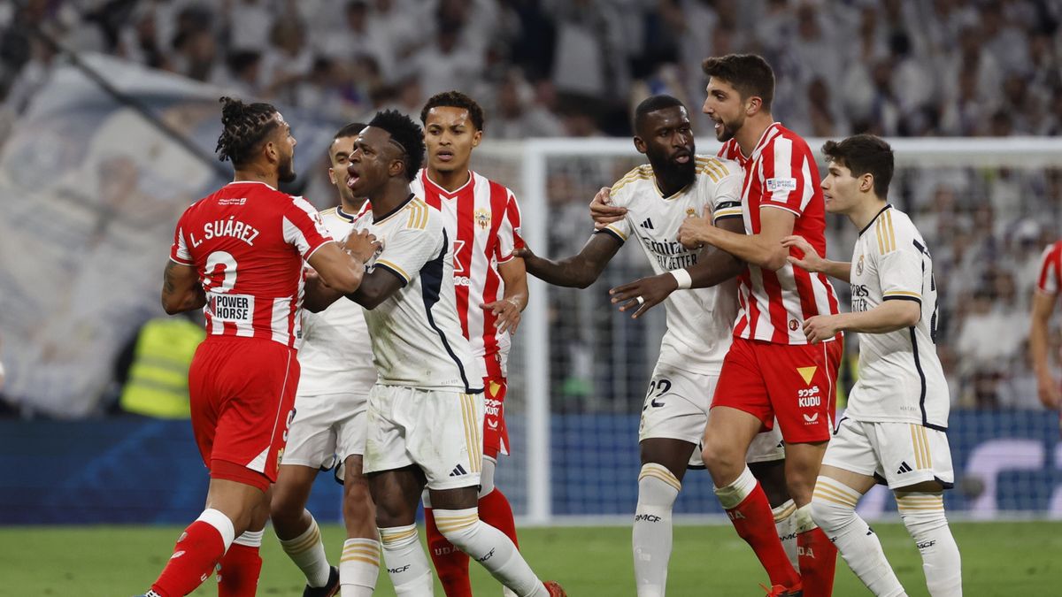 Na zdjęciu: mecz Real Madryt - Almeria