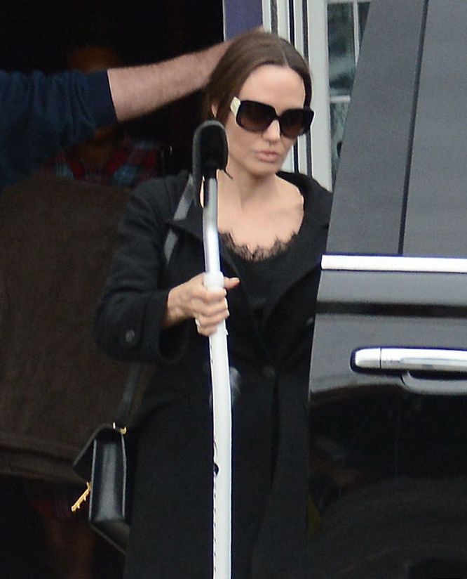 Angelina Jolie idzie do kina z córkami